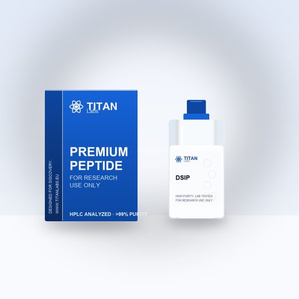 DSIP Nasal Spray research peptide vial by Titan Labs